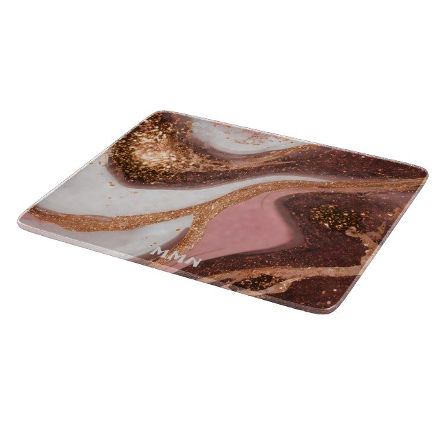 Watercolor Marble for  Cutting Board (Corner)