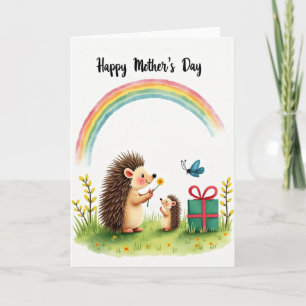 Watercolor Meadow Friends Card