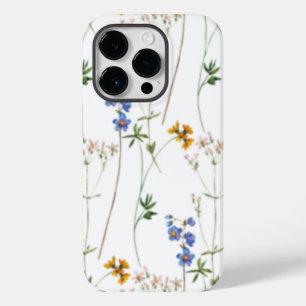 Watercolor Meadow Seamless Pattern Case-Mate iPhone 14 Pro Case