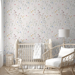 Watercolor Meadow Wallpaper