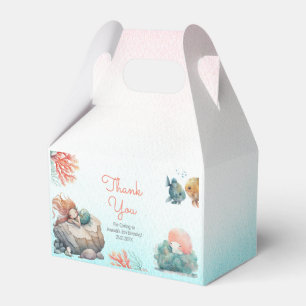 Watercolor Mermaid Birthday Party  Favour Box