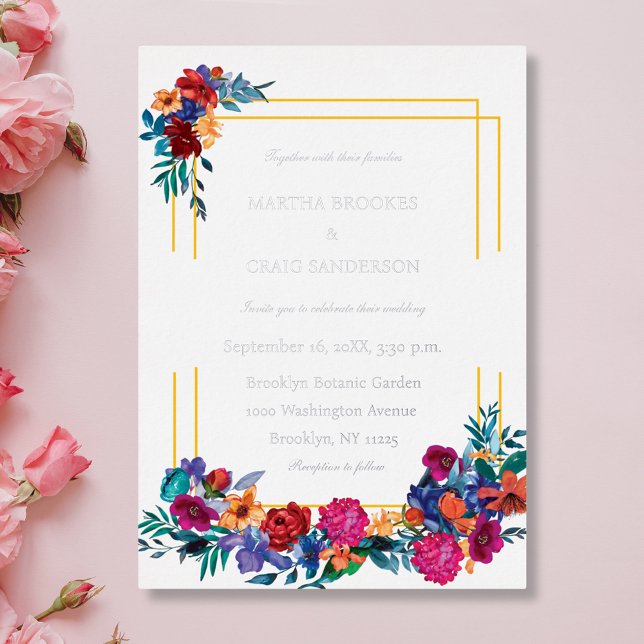 Watercolor Mexican Fiesta Flower Wedding (Creator Uploaded)