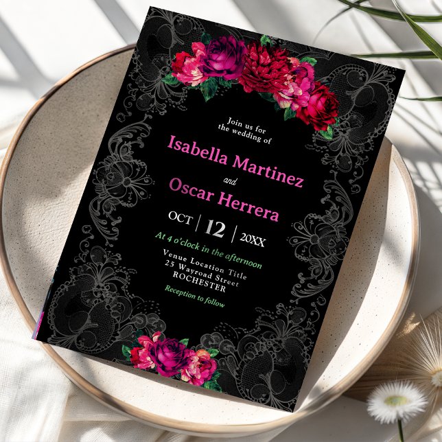 Watercolor Mexican wedding invitation (Creator Uploaded)
