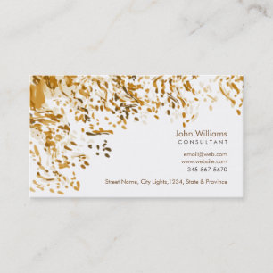 Watercolor Modern Nature Paints Brushstrokes Business Card