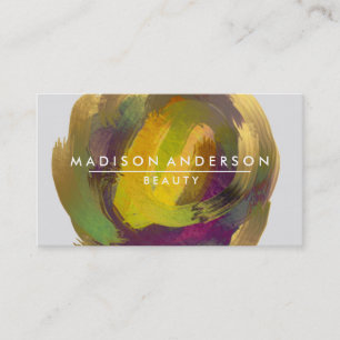 Watercolor Modern Simple & Classic Beauty Business Card