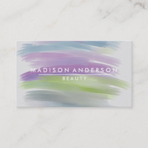 Watercolor Modern Simple & Classic Beauty Business Card