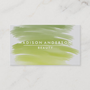 Watercolor Modern Simple & Classic Beauty Business Card