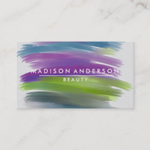 Watercolor Modern Simple & Classic Beauty Business Card