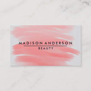 Watercolor Modern Simple & Classic Beauty Business Card