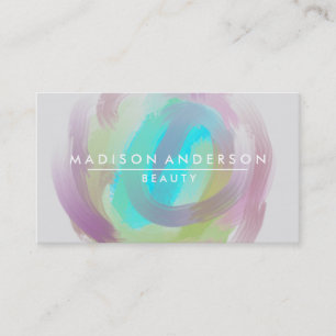 Watercolor Modern Simple & Classic Beauty Business Card