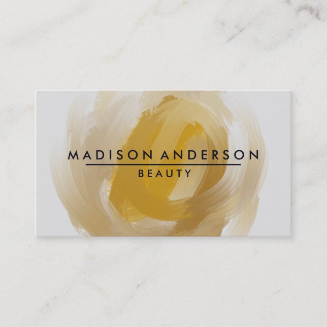 Watercolor Modern Simple & Classic Beauty Pink Business Card (Front)