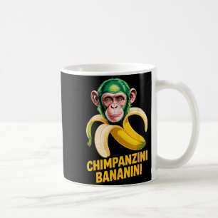 Watercolor Monkey Meme Italian Brainrot Chimpanzin Coffee Mug