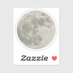 Watercolor Moon Outer Space Birthday Party Favour