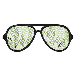 Watercolor motifs 3 aviator sunglasses