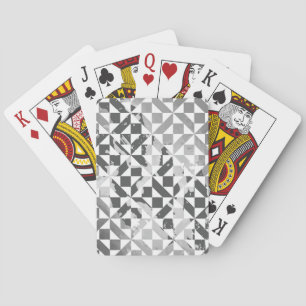 Watercolor motifs 4 playing cards