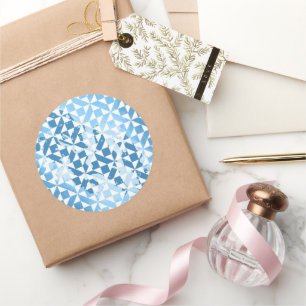 Watercolor motifs classic round sticker