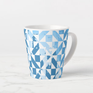Watercolor motifs latte mug