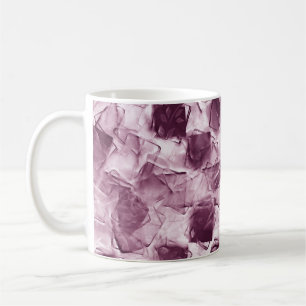 Watercolor mottled texture background. Hand drawn  Coffee Mug