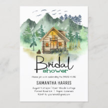 Watercolor Mountain Bridal Shower