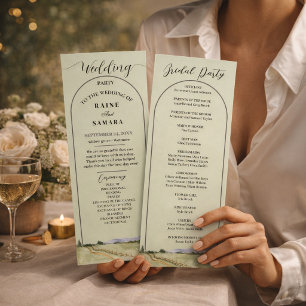 Watercolor Mountain Wildflower Charcoal Boho Programme