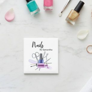 Watercolor Nail Salon Manicure Nail Polish  Magnet