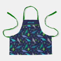 Watercolor Narwhals Under The Sea Gold Kids