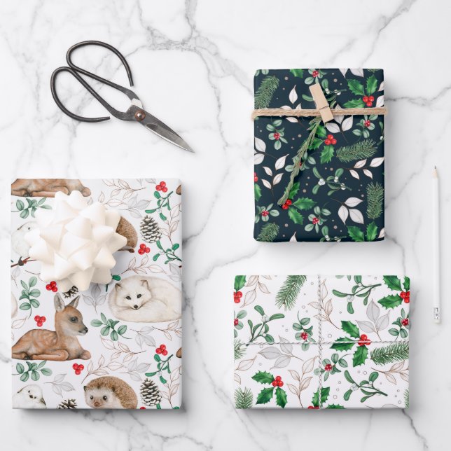 Watercolor natural wrapping papers wrapping paper sheet (Front)