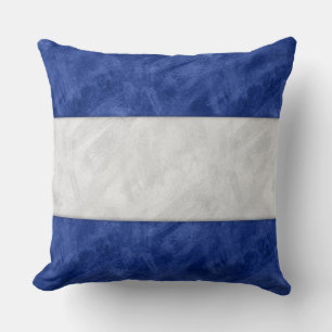 Watercolor #Nautical Signal Maritime Flag NB API Cushion