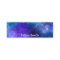 Watercolor Nebula Blue and Purple Galaxy Template
