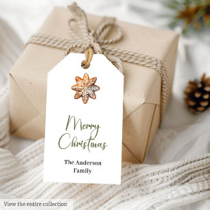 Watercolor Neutral Cosy Rustic Earthy Holiday Gift Tags