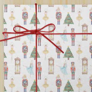 Watercolor Nutcracker Ballet Wrapping Paper
