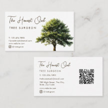  Watercolor Oak Tree Modern Elegant Script
