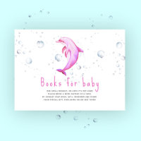 Watercolor ocean dolphin - books for baby
