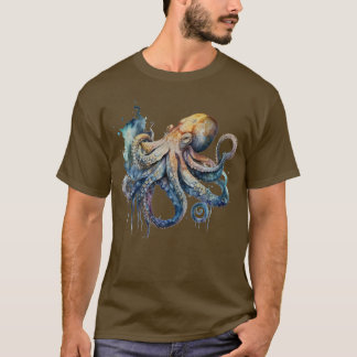 Watercolor Octopus T-Shirt