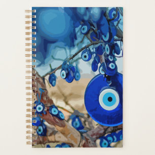 Watercolor of Tree Decorated with Nazars Planner