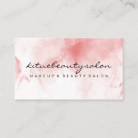 Watercolor Ombre Pink Makeup Artist Hair Stylist