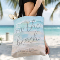 Watercolor On The Beach Wedding