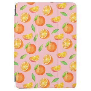 Watercolor Oranges Pattern iPad Air Cover