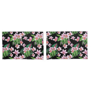 Watercolor Orchids Design 27  Pillowcase