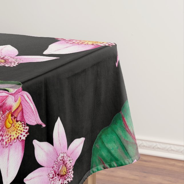 Watercolor Orchids Design 27  Tablecloth (In Situ)