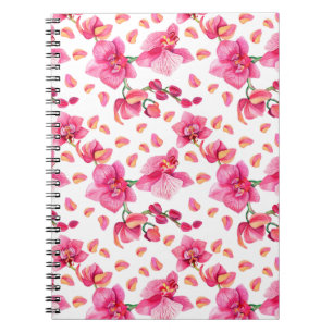 Watercolor Orchids Design 2 Notebook