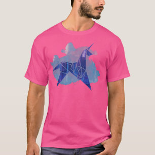 Watercolor Origami Unicorn Blade RunnerInspired Fa T-Shirt