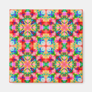 Watercolor ornament magnet