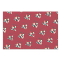 Watercolor Ornaments Christmas