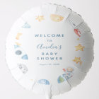 Watercolor Outer Space Baby Shower Welcome Sign