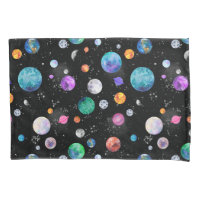 Watercolor Outer Space Planets Galaxy