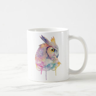 Watercolor Owl Coffee Mug