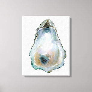 Watercolor Oyster  Canvas Print