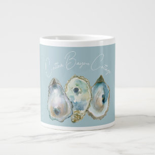 Watercolor Oyster Large Coffee Mug