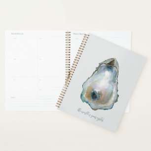 Watercolor Oyster Planner
